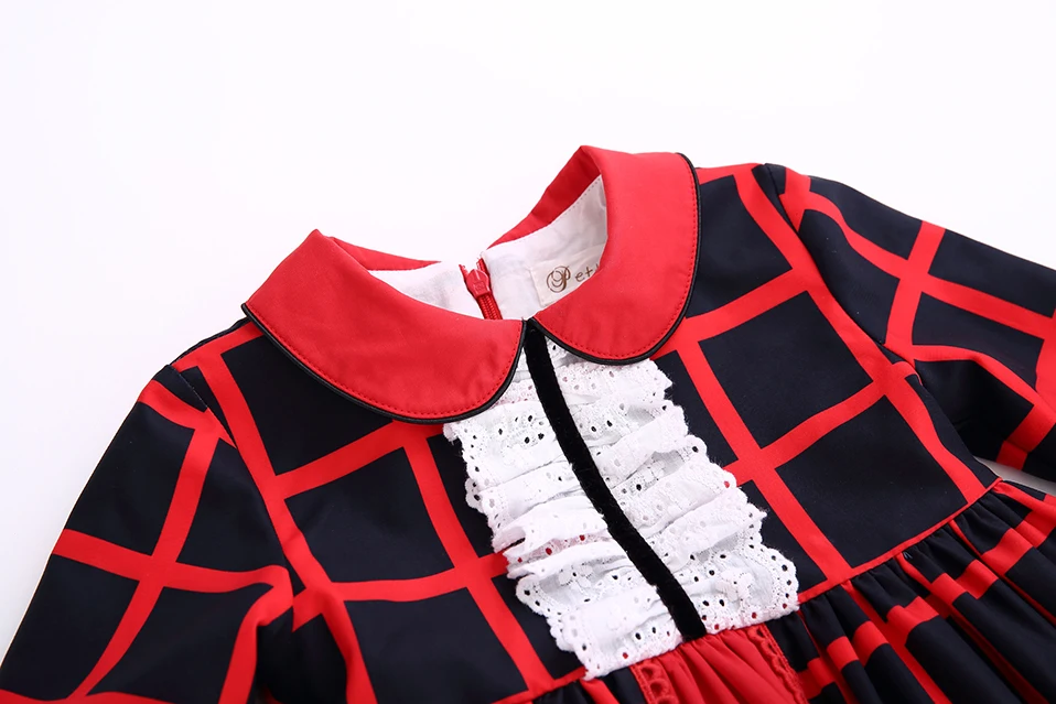 Cutestyle/осенний комплект одежды с отложным воротником для маленьких девочек