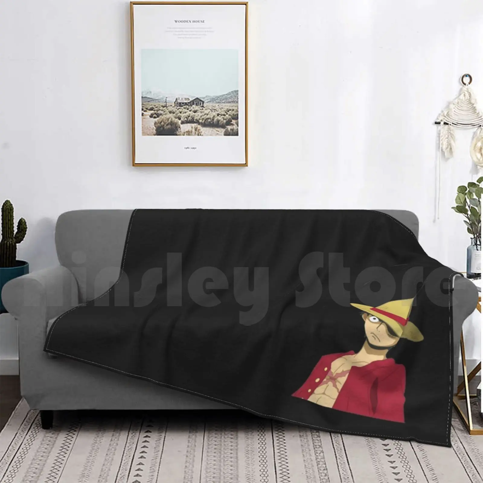 

Blanket Monkey D. Luffy Hat Anime Bleach Manga Japan Attack On Titan Japanese Luffy