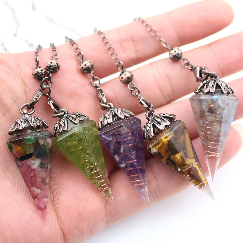 Подвеска из смолы XSM в новом стиле маятник Шестигранная конусная форма рейки