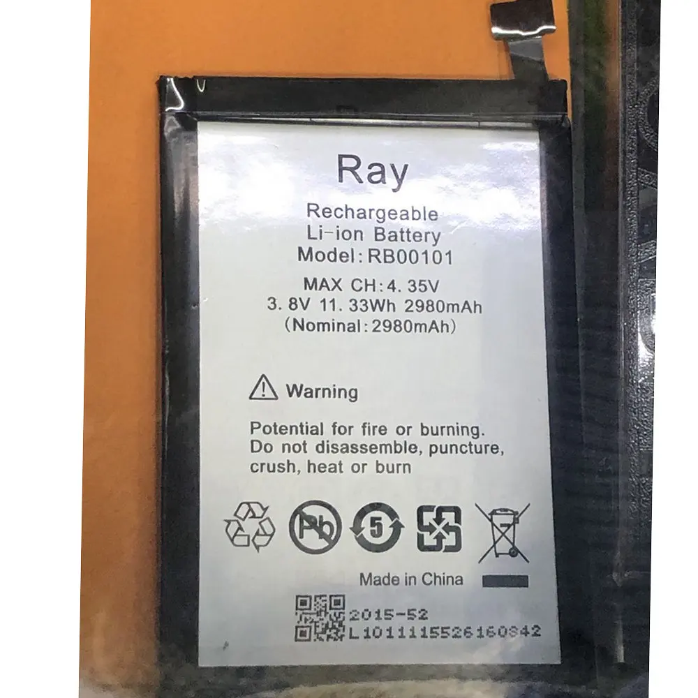 Новый аккумулятор 3 8 в 2980 мАч для RAY RB00101 + номер отслеживания|Аккумуляторы