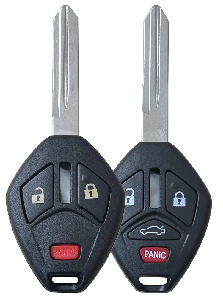 Пульт дистанционного управления без ключа сменный корпус Fob 3 4 Кнопка для Mitsubishi