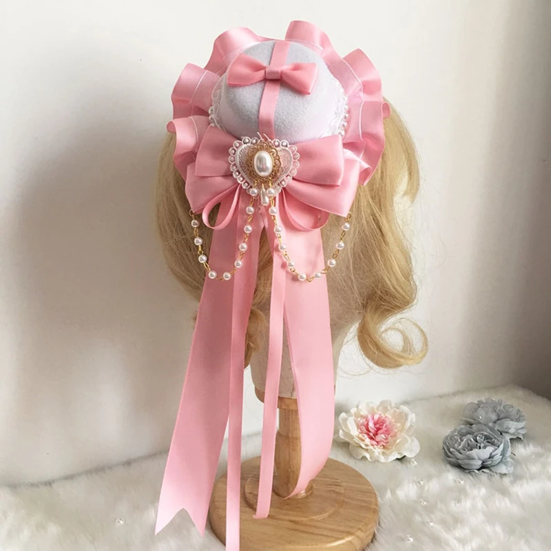 

Заколка для волос с оборками и жемчужинами для девушек и женщин