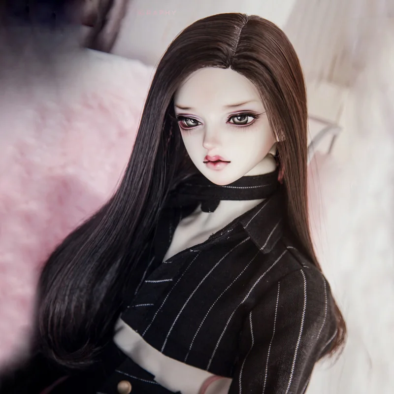 Длинный парик Bybrana BJD 1/3 для куклы термостойкий синтетический|Куклы| |
