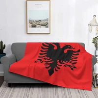 the albania flag blanket bedspread bed plaid blanket towel beach hoodie blanket weighted blanket