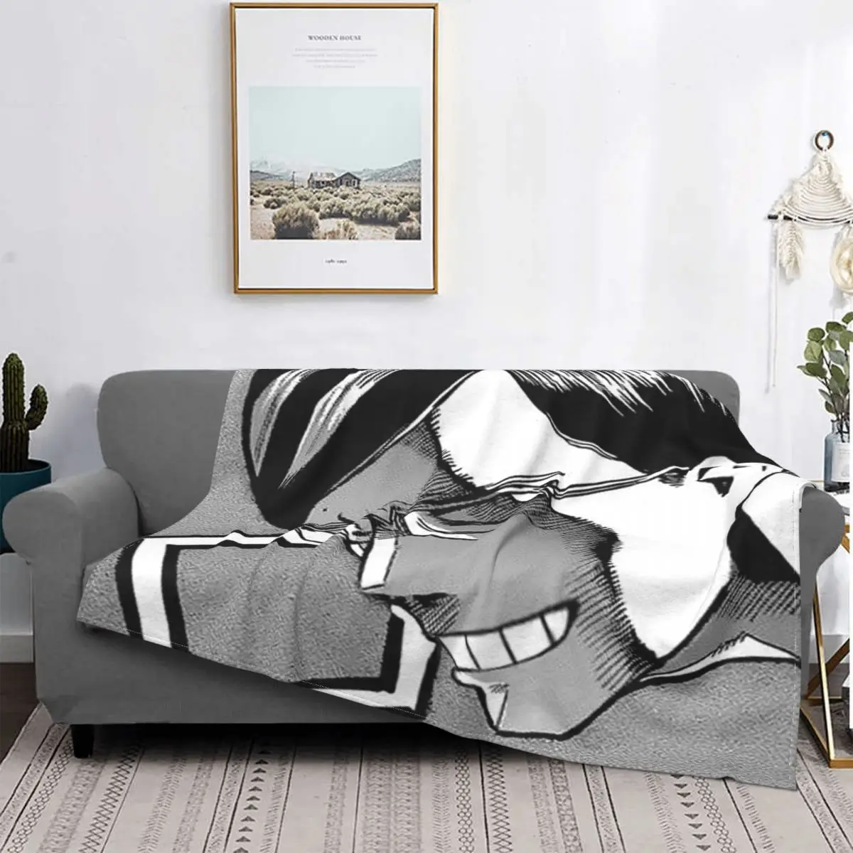 

Одеяло аниме Ser Nighteye, Фланелевое теплое покрывало для постельного белья, с текстильным декором, моя геройская академия