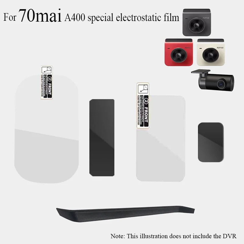 For 70MAI Dash Cam A400 Car Recorder  /Rear Cam RC09 special electrostatic filmspecial electrostatic film /3M adhesive,