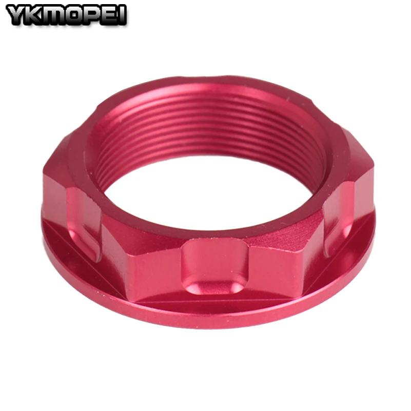 

CNC Billet Steering Stem Nut For CR125R 250R CRF250R 250X 450R 450X Motocross Supermoto Enduro Dirt Bike Off Road