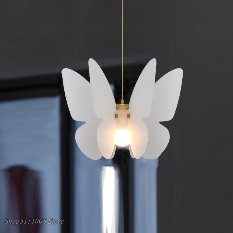Скандинавский подвесной светильник с бабочкой современный для гостиной спальни
