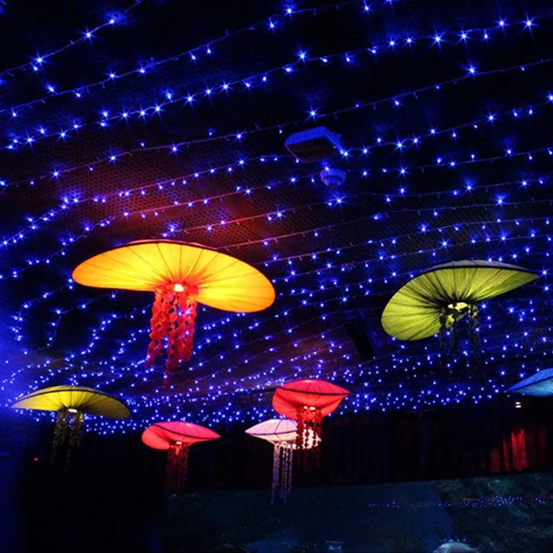 50 м/400 светодиодный светильник s Рождественский уличный Сказочный гирлянда для