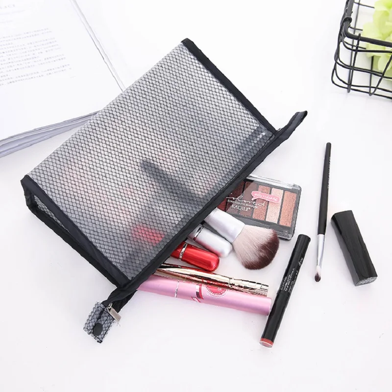 

Waterproof Transparent Women's Cosmetic Bag For Makeup Organizers Travel Packaging Large Capacity Mini Storage Toiletry Kit