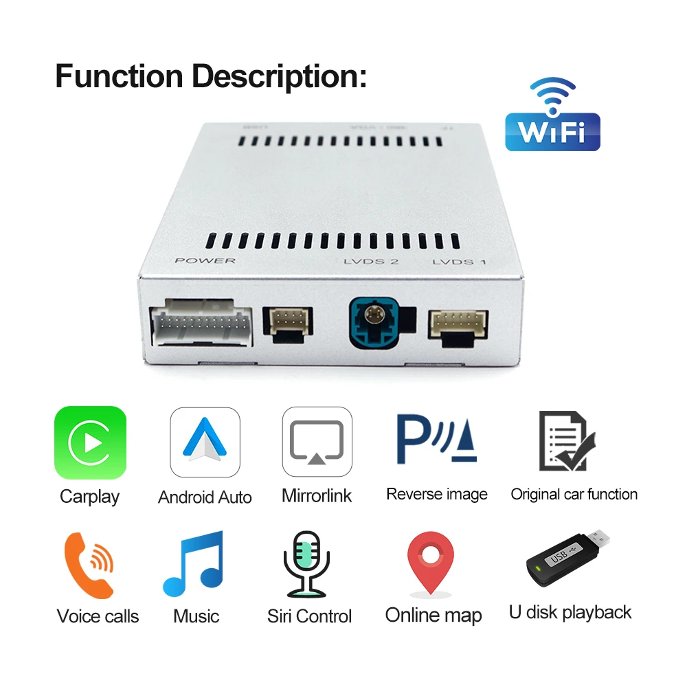 Carlinkit Декодер Android Auto Беспроводной CarPlay для Mercedes Benz A B C E S Class GLA GLC CLS GLE GLS AirPlay Smart Box Бесплатная доставка DHL on.