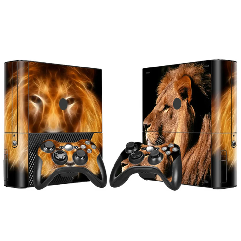 Стикеры для игровой консоли виниловые наклейки XBOX 360 E 2 контроллера | Электроника