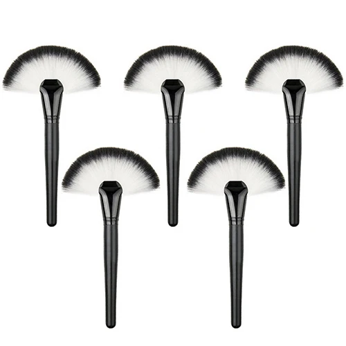 Женская мода Pro beauty больше веер лицо порошок щек Румяна хайлайтер кисть | Красота