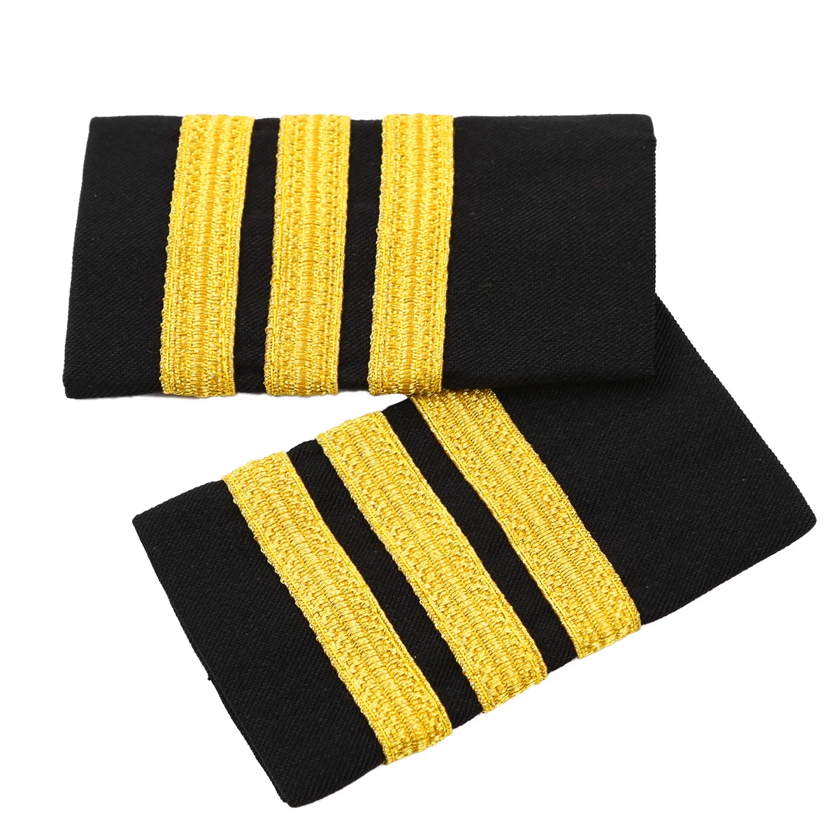 Traditional Pilot Bar Epaulettes Fashion Gold Stripes Brooch Epaulets for Uniform Shirt Professional Shoulder Board Badges Craft | Дом и сад