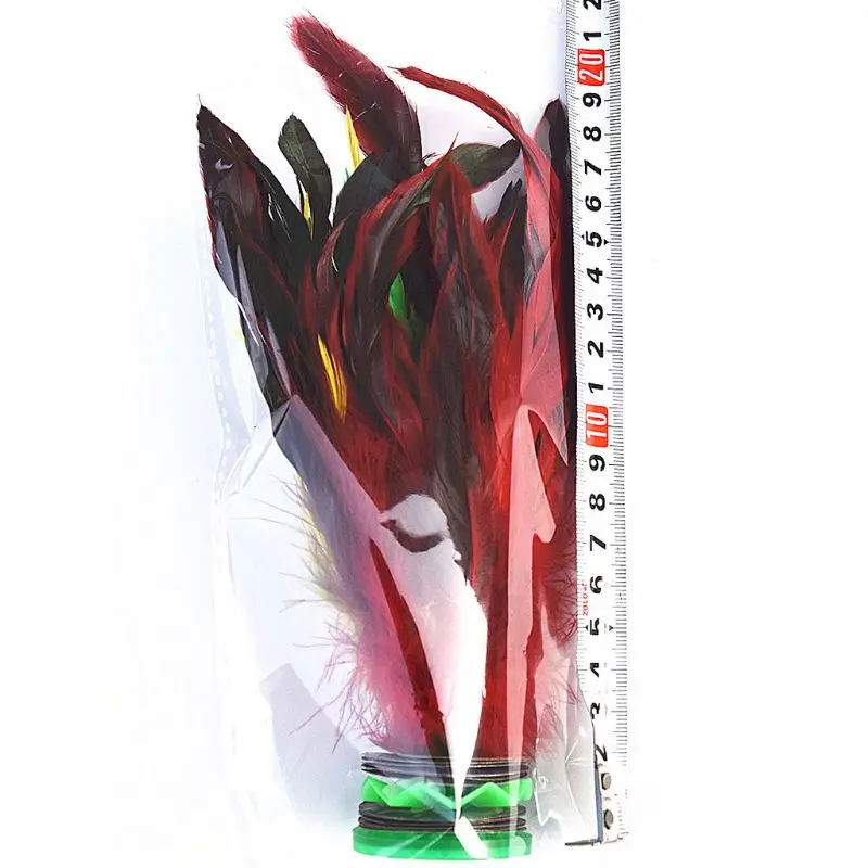 

H053 5pcs Colorful Feathers Shuttlecock Chinese Jianzi Foot Sports Outdoor Toy Game
