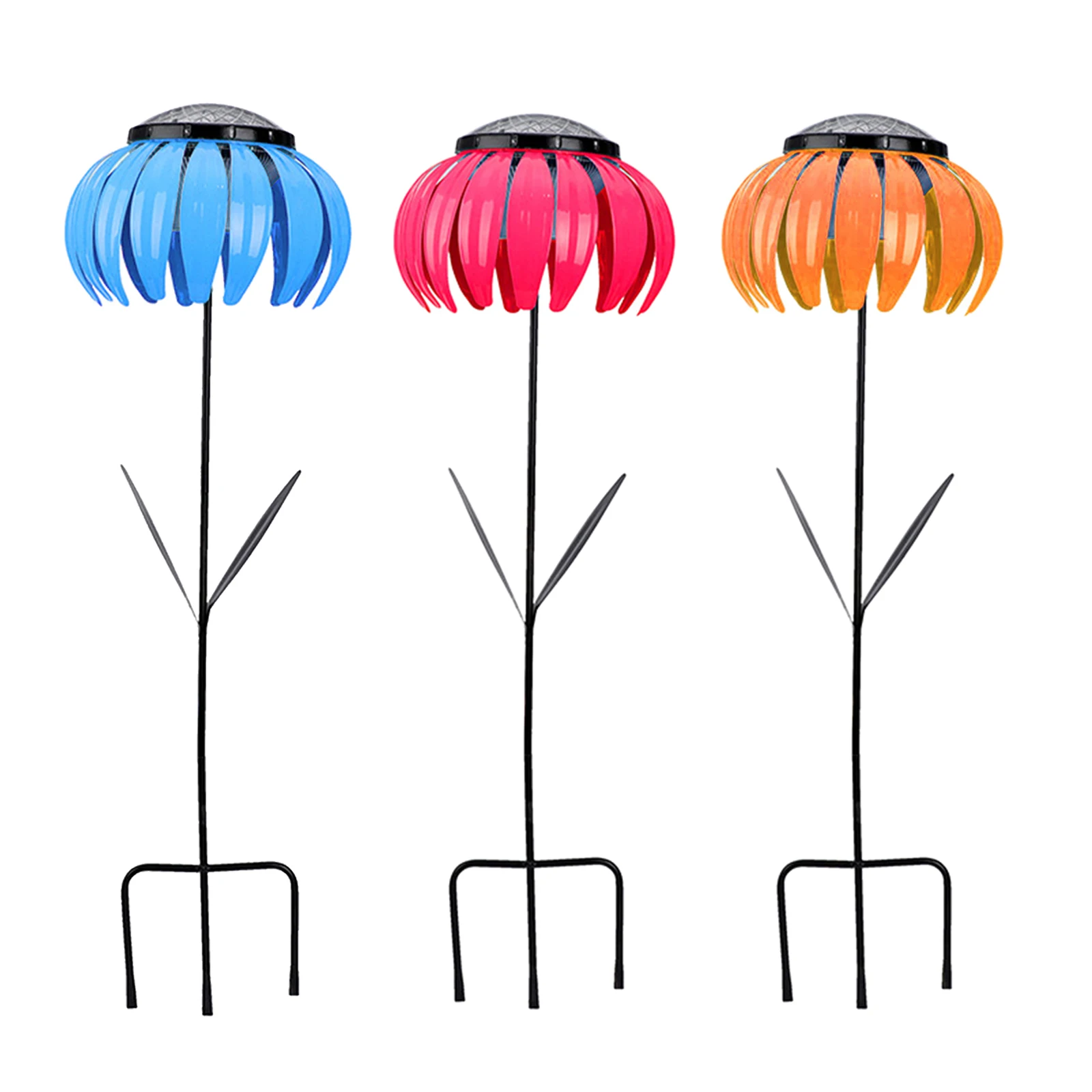 

Coneflower Solar Light Metal Flowers for Garden Flower Stakes Garden Decoration Outdoor Solar Lights Waterproof