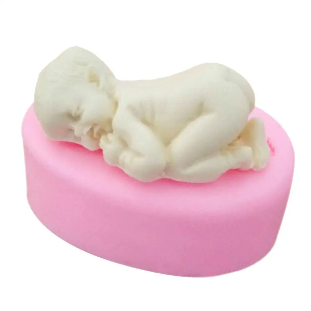 

3D Sleeping Baby Silicone Mold Handmade Candy Mold DIY Baking Mold For Fondant Chocolate Cake Decoration