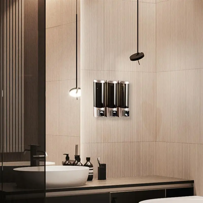 460 мл 690 диспенсер для жидкого мыла пластиковый настенный дозатор насос ванной