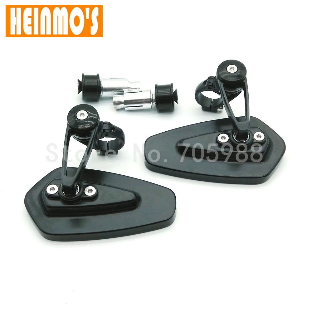 Новый черный цвет двигатель Цикл Зеркало заднего вида зеркала Боковая ручка БАР