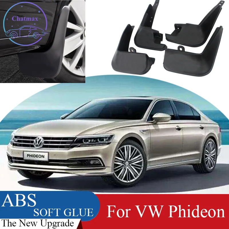 

4 шт. ABS передний и задний защитный чехол для крыла для Volkswagen VW Phideon 2016-2019 автомобиля Брызговики, защита от грязи, брызговики