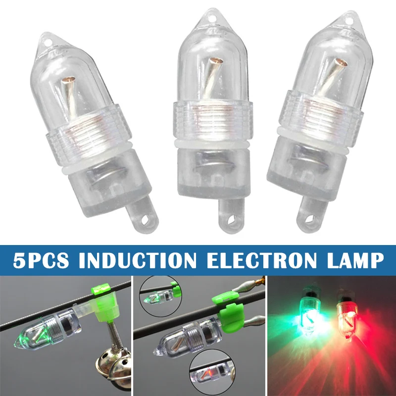 

Newly 5pcs LED Deep Drop Underwater Fish Attracting Lure Fishing Strobe Flash Light Bait Indicator