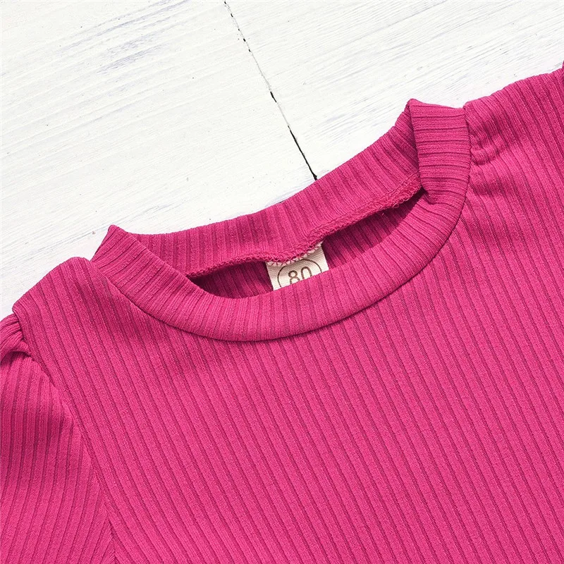 

Spring Summer Kids Toddler Baby Girl Outfits Clothes Short Sleeve Floral Print Tops Romper+ Pleated Pants Outfits 2pcs Baby Set