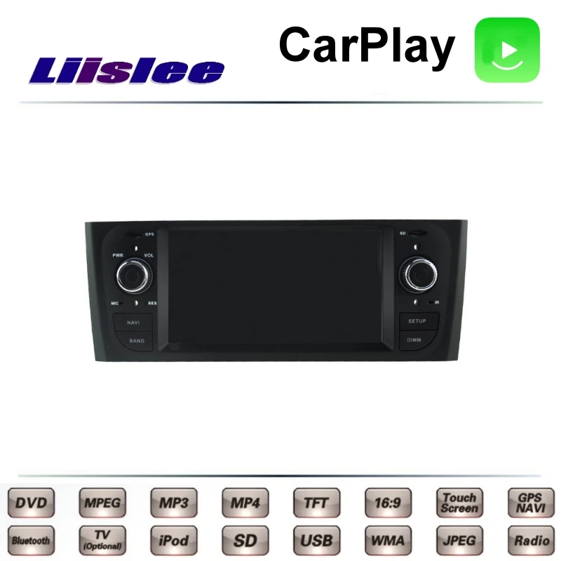 Для Fiat Linea 2007 ~ 2015 LiisLee Автомобильный мультимедийный телевизор DVD GPS Радио Carplay