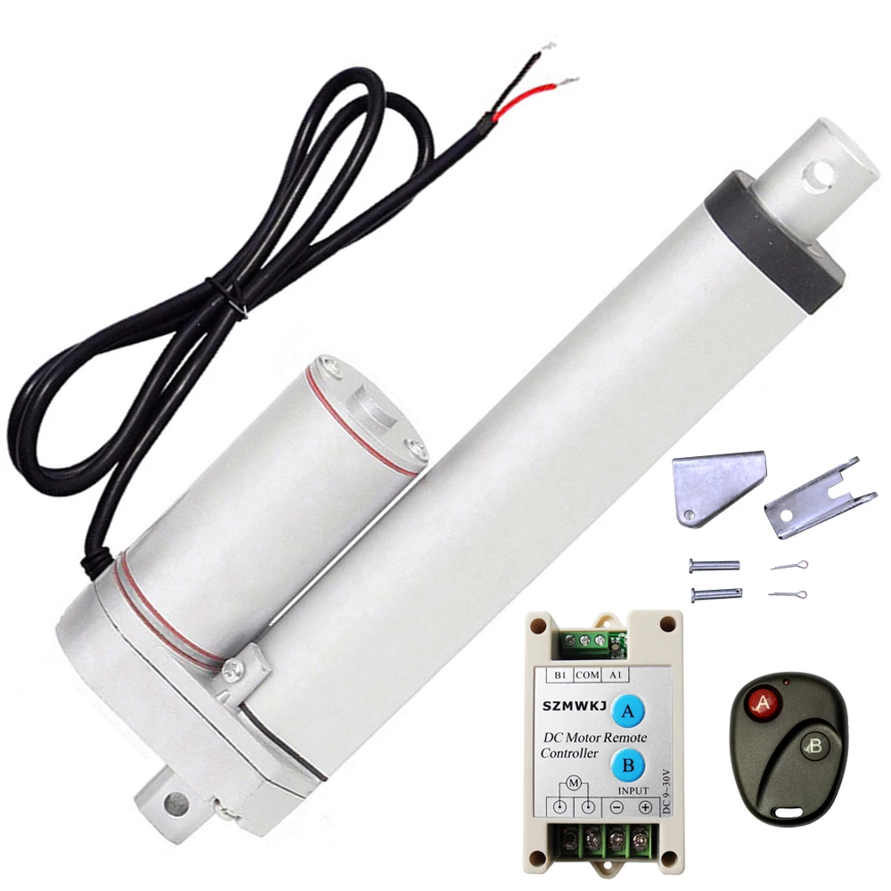 Линейный привод для тяжелых условий эксплуатации 200 мм/8 дюймов 8 12 В постоянного