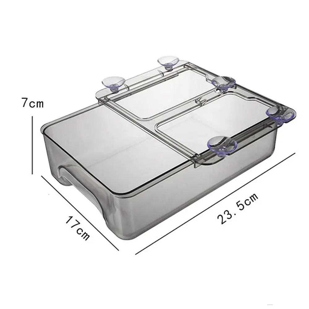 

Adjustable Kitchen Refrigerator Storage Rack Fridge Freezer Shelf Holder Pull-out Drawer Organiser Shelf Plate Layer Egg Rack