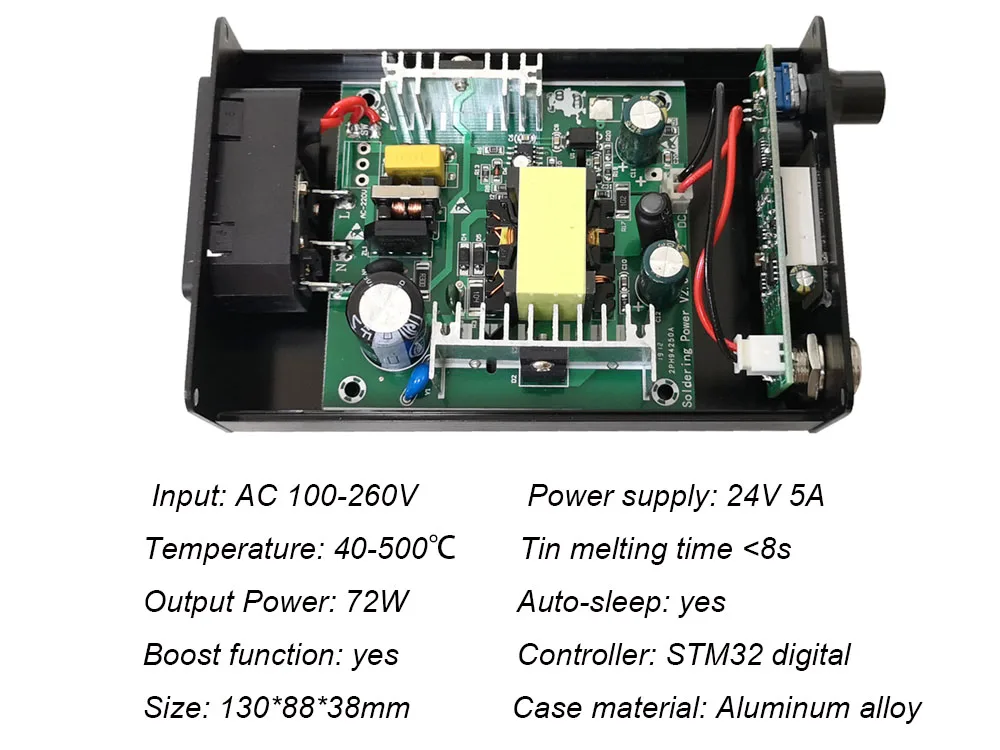 KSGER T12 паяльная станция STM32 цифровой контроллер алюминиевый сплав чехол 907 Паяльник ручка Автоматический Режим сна Boost T12 наконечник