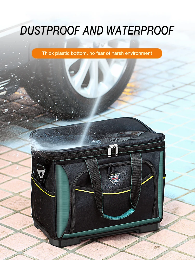 DTBD Electrician Bag Multi-function Tool Bag1680D Oxford Waterproof Large Capacity Wear-resistant Storage ToolKit DIY Tools | Инструменты