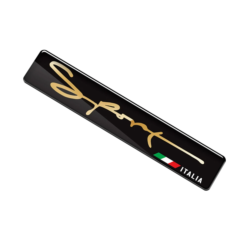 3D Black Motorcycle Tank Decals Italia Stickers Car appearance modeling Case for Aprilia Ducati BMW Kawasaki Honda Yamaha Vespa |