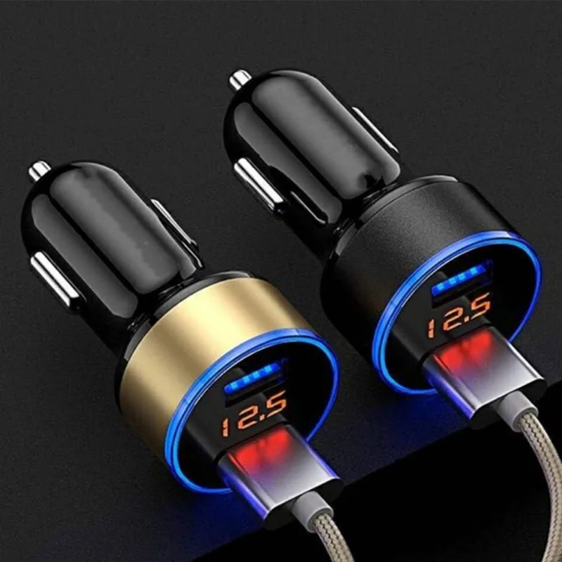 Зарядное устройство для телефона 5 В 3 4 А светодиодный дисплей двойной Usb