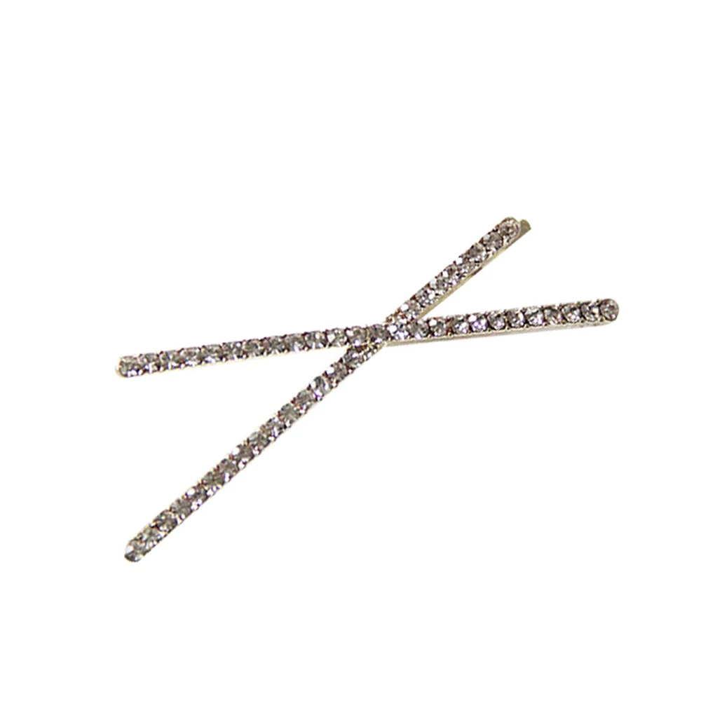 5 цветов НОВЫЕ геометрические треугольные блестящие шпильки со стразами заколки