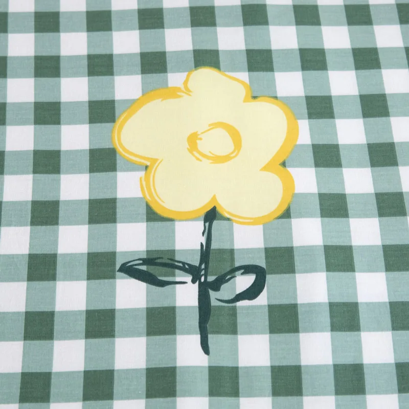 Романтичная элегантная шифоновая постельная юбка в желтую клетку 2021 простыни из