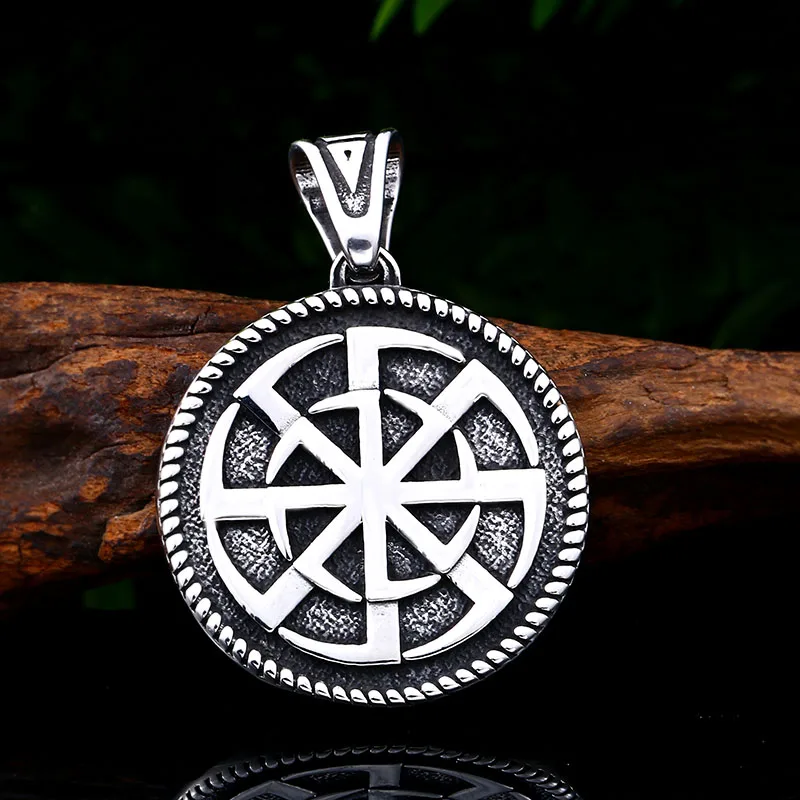 

BEIER 316L stainless steel Odin Charm Fashion Jewelry Nordic Viking Men's Pendant Necklace BP8-474
