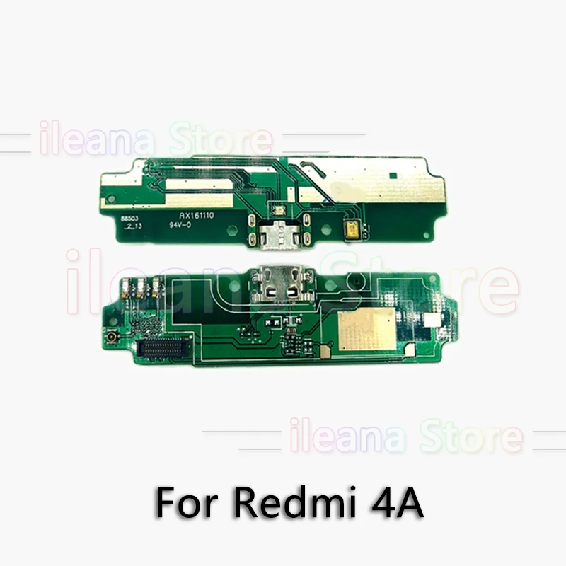 For Redmi 4A USB Дата зарядный порт зарядное устройство док-разъем гибкий кабель для Xiaomi Redmi Note 3 3s 4 4x Pro Prime Замена - Цвет: For Redmi 4A