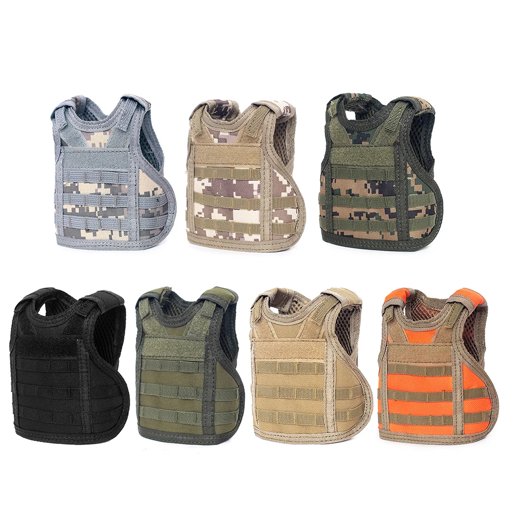 

Beer Bottle Molle Mini Miniature Hunting Vests Personal Cooler Adjustable Beverage Drink Decorative Cover