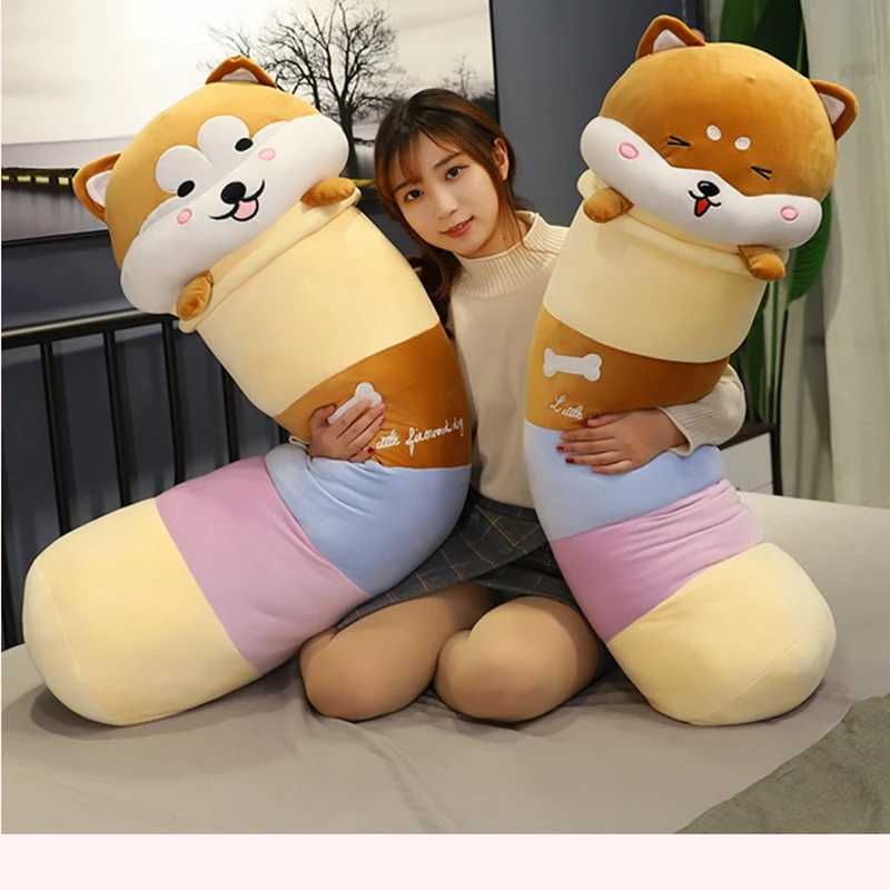 Comprar Bonito Perro Shiba Inu De 60-120cm, Peluche Suave, Almohada Para Perros, Regalo De Navidad Para Niños, Kawaii Valentine