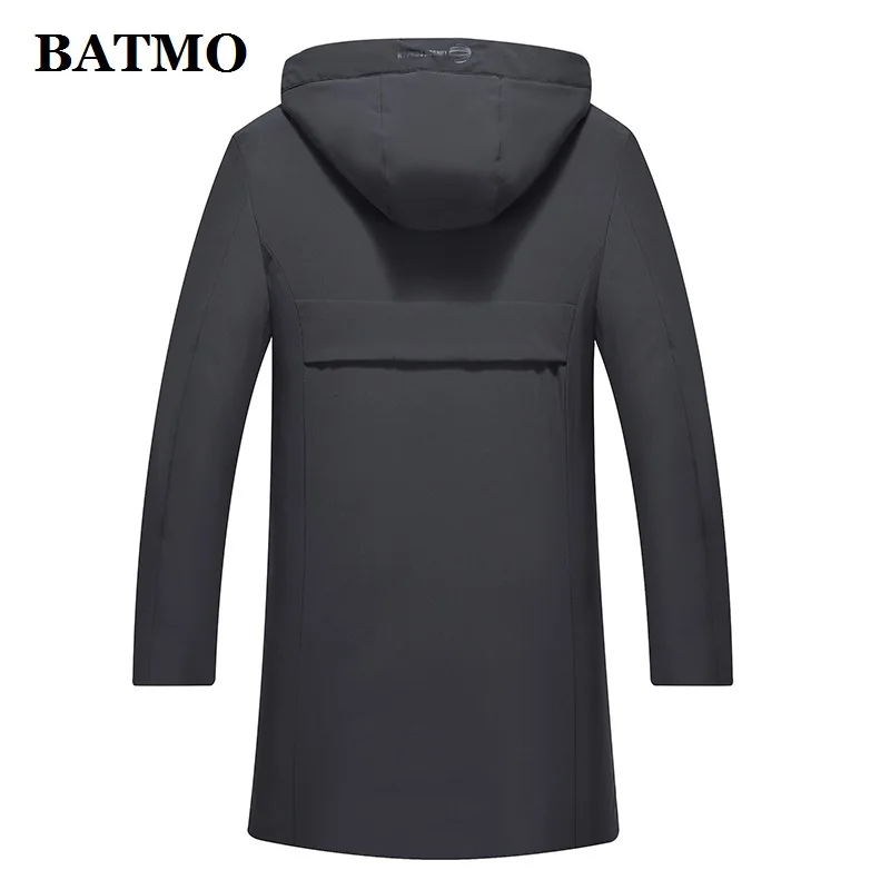 

BATMO 2019 new arrival winter high quality hooded parkas men,men's winter hooded jackets HLF8808