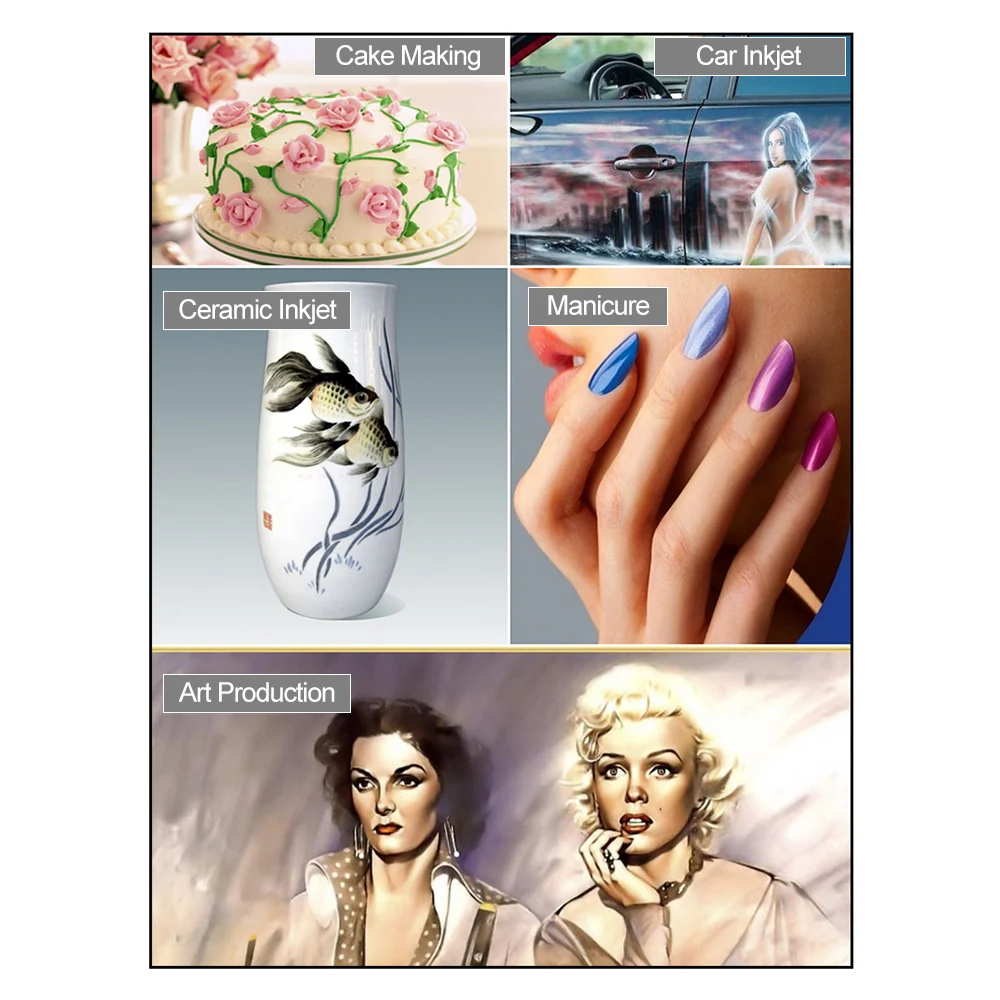 Аэрограф для художественной живописи с низким уровнем шума портативный