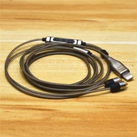 lightning c100 to mmcx upgrade headphone cablemic converterdiy replacement cord for sonyshuresennheiser ie8080sse215yamah