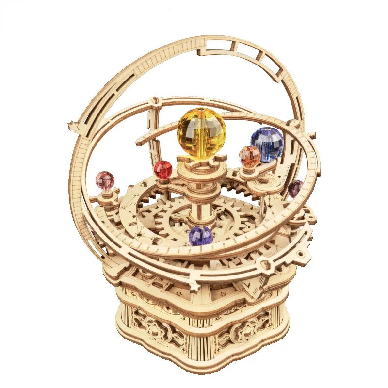 

Ruotai Ancient Style Ruotai Ruo Ke Mechanical Music Box Star Love Manual DIY Assembling Music Heart Gift
