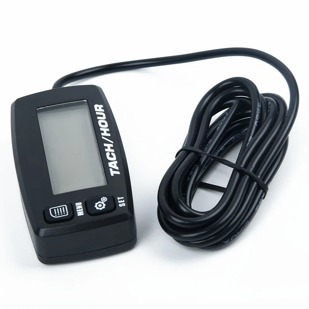Цифровой тахометр водонепроницаемый счетчик оборотов с подсветкой индуктивным