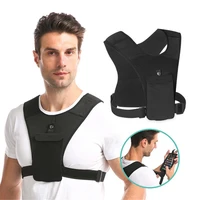running vest backpack lycra large capacity sports waist bag with phone pocket breathable cycling vest for sport chest