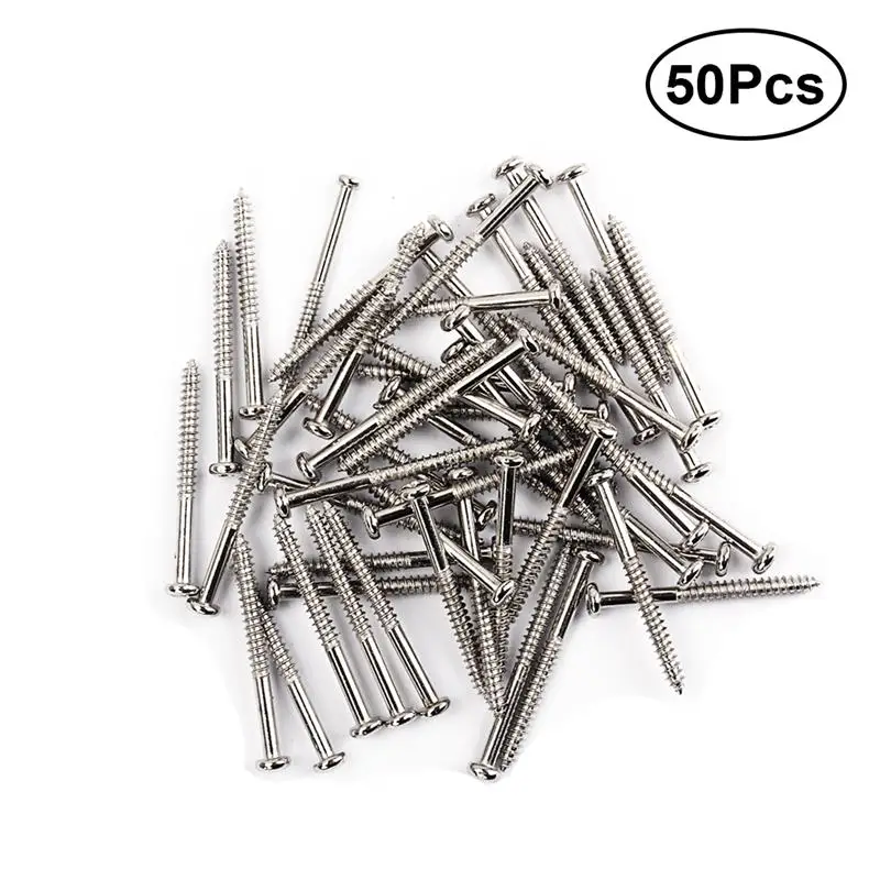 50 шт. металлическое покрытие электрический бас пикап монтажные винты для P90