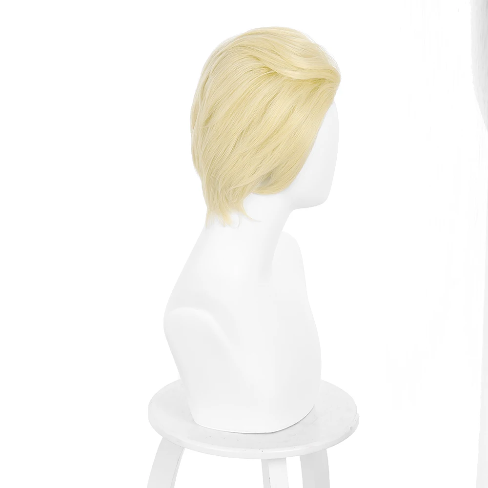 Парик для косплея из аниме тени дома короткие термостойкие искусственные волосы