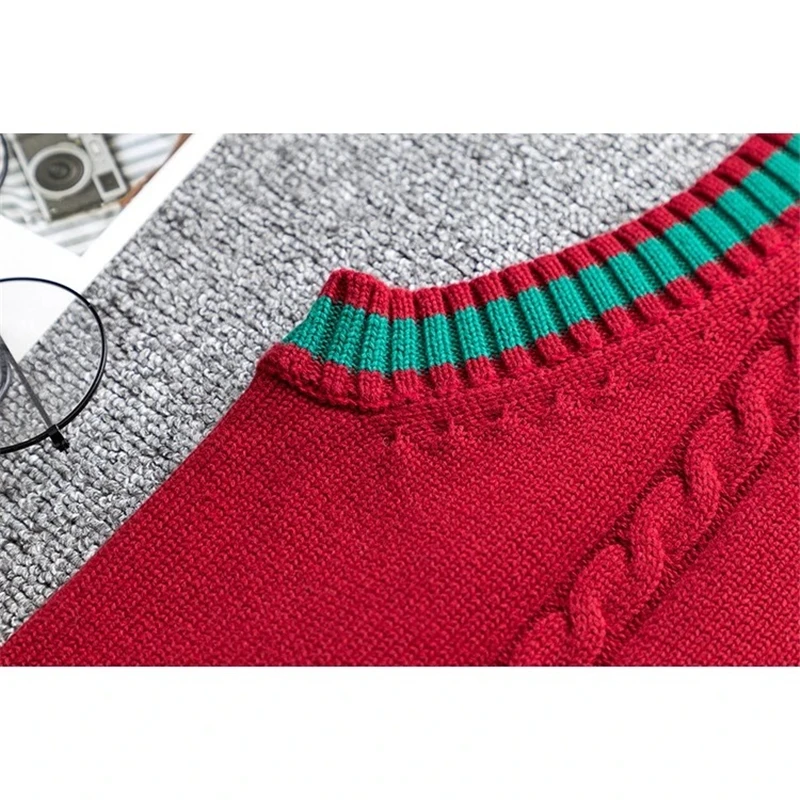 2019 Japanese Jk Sweater Knitwear Women's Cute Knitted Vest Cotton School Girls Uniform Sweet Sleeveless New Year | Тематическая