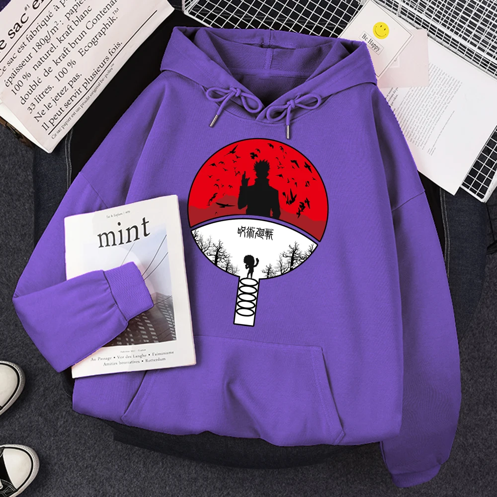 

Мужская Толстовка Harajuku с принтом манга, уличная мода, свободные спортивные костюмы, аниме, винтажная одежда с круглым вырезом, флисовая толс...