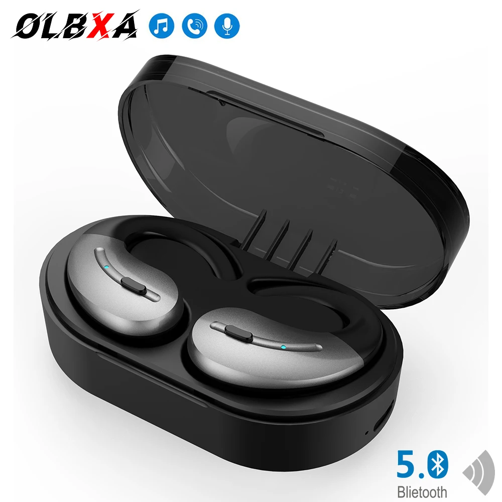 

OLBXA Active Noise Reduction Tws Bluetooth Earphone 2020 New Earbuds Hifi Stereo Charging Box Wireless Fashion Sports Headphones
